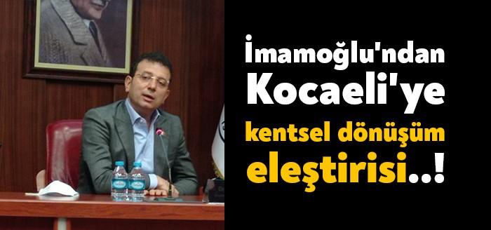 İstanbul Büyükşehir Belediyesi KİPTAŞ’ın İzmit’e yapacağı konutlar için İstanbul Büyükşehir