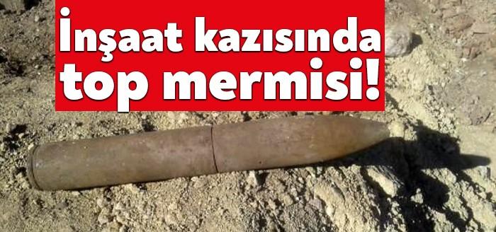 Kocaeli'nin Dilovası ilçesinde, organize sanayi bölgesinde yapılan kazı çalışması sırasında