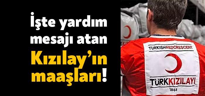 İYİ Parti Kocaeli Milletvekili Lütfü Türkkan'ın paylaştığı Kızılay yöneticilerinin maaşlarının