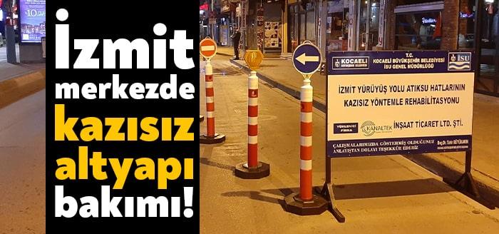 Kocaeli Büyükşehir Belediyesi İSU Genel Müdürlüğü, İzmit şehir merkezindeki kanalizasyon