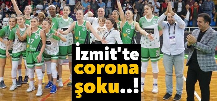 İzmit Belediyespor'da 4 basketbolcu ve 3 çalışan corona virüsüne yakalandı.