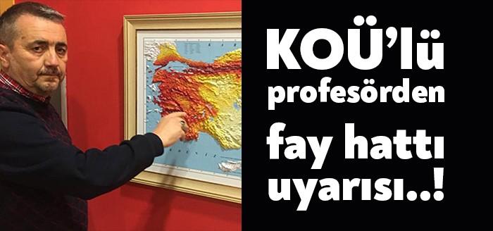 Kocaeli Üniversitesi Jeofizik Bölüm Başkanı Prof. Dr. Bülent Oruç, Kuzey