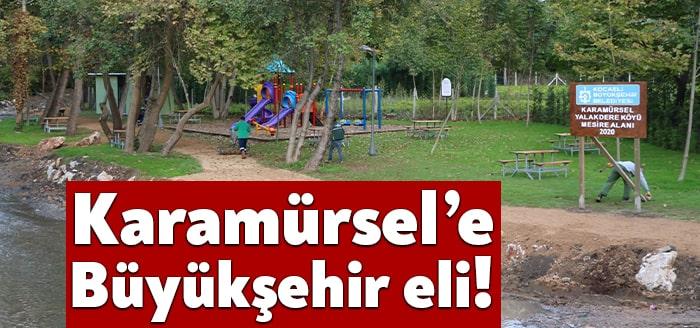 Büyükşehir Belediyesi, Karamürsel Yalakdere Mahallesi’ndeki piknik alanını mesire alanına dönüştürdü.