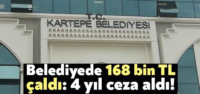Kocaeli Kartepe Belediyesi'nde çalıştığı sırada zimmetine 168 bin TL geçiren