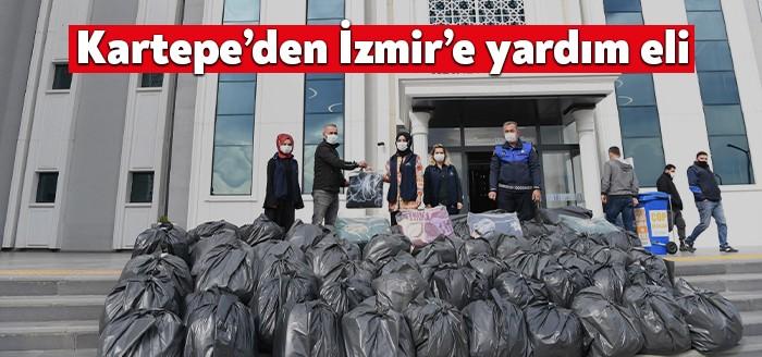İzmir'de yaşanan ve ülkemizi yasa boğan deprem sonrasında Kartepe Belediye