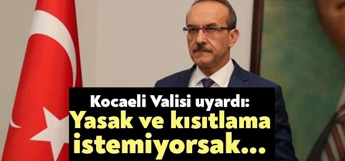 Kocaeli yasak açıklaması geldi. Kocaeli Valisi Seddar Yavuz daha fazla
