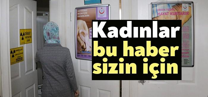 Kocaeli'de Meme Kanseri Bilinçlendirme ve Farkındalık ayı nedeniyle 40-69 yaş