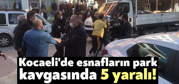 Kartepe İstasyon Mahallesinde park yeri nedeniyle esnaflar arasında çıkan kavgada