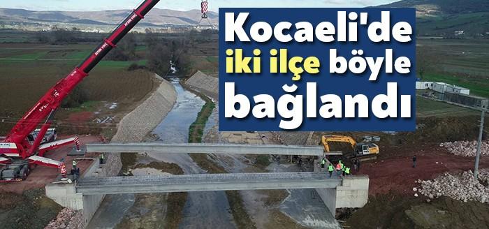 Büyükşehir Belediyesi tarafından Körfez ve Derince ilçelerini birbirinden ayıran Koca