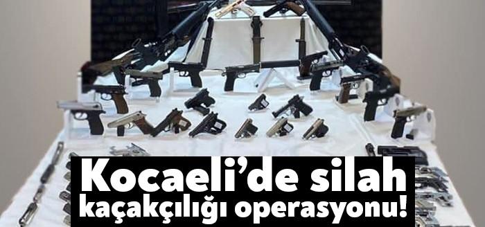 Kocaeli Haber Kocaeli Emniyet Müdürlüğü ekipleri tarafından silah kaçakçılığına yönelik