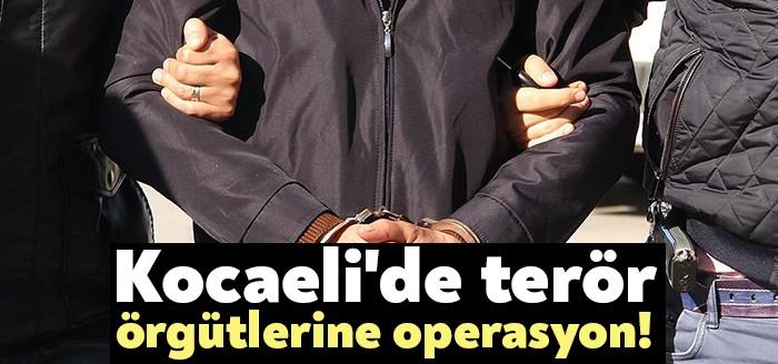 Kocaeli İl Emniyet Müdürlüğüne bağlı Terörle Mücadele Şube Müdürlüğü ekipleri,