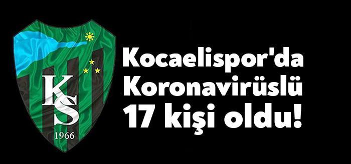 Kocaelispor'da bugün teknik kadro, futbolcular ve personele gün içinde Koronavirüs