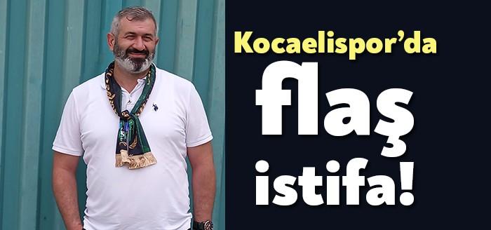 Kocaelispor'dan yeni bir istifa haberi geldi. Kocaelispor Yönetim Kurulu Üyesi