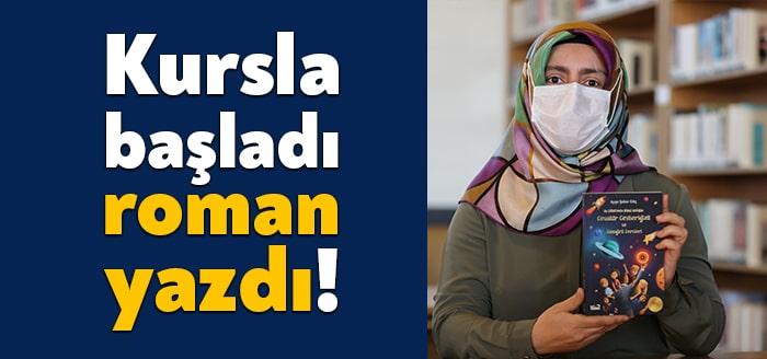 Yazarlık Okulu ve Çocuk Edebiyatı Yazarlığı kurslarına katılan Ayşe Şeker