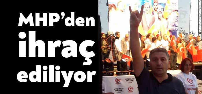 MHP'li Önder Dede isimli partili, parti tüzüğüne aykırı davranışlarda bulunduğu