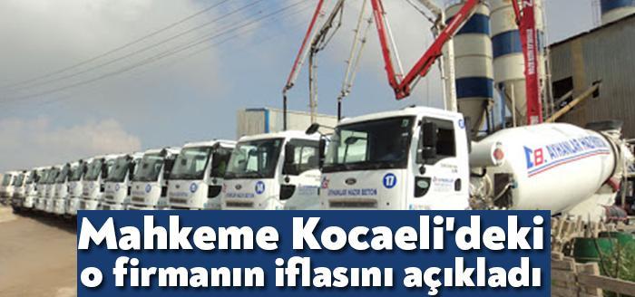 Daha önce Konkordato başvurusu yapan Dilovası Organize Sanayi Bölgesi 3.