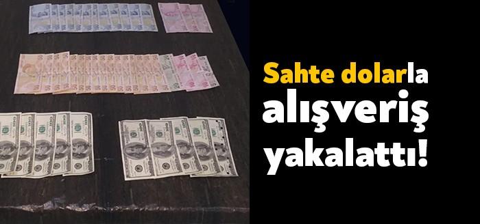 Kocaeli’de bulunan 5 farklı iş yerinden sahte dolarla alışveriş yaptıkları