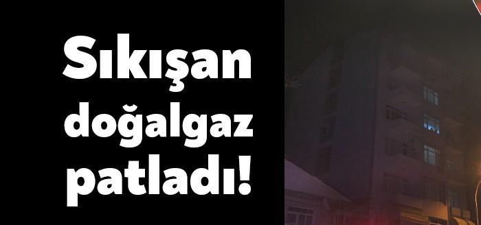 İzmit Kadıköy Mahallesinde bulunan bir evin mutfağında doğalgaz patlaması sonucu