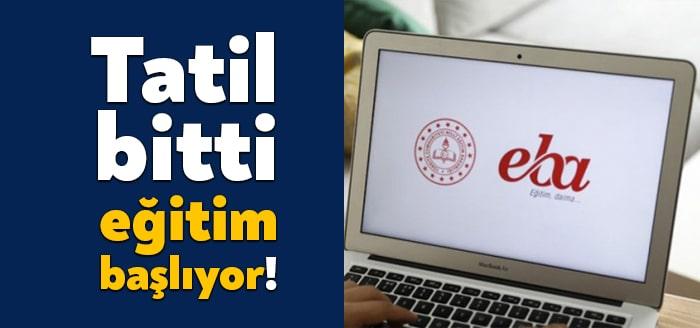 2020-2021 eğitim-öğretim yılının ilk ara tatili sona erdi. Bugünden itibaren
