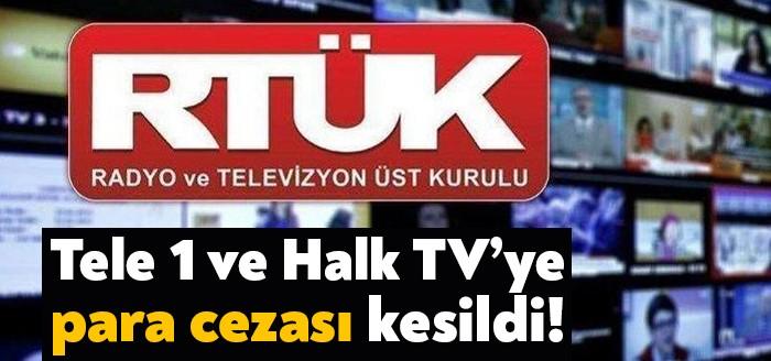 RTÜK, KRT, Fox TV, Halk TV, Habertürk ve Tele 1’e