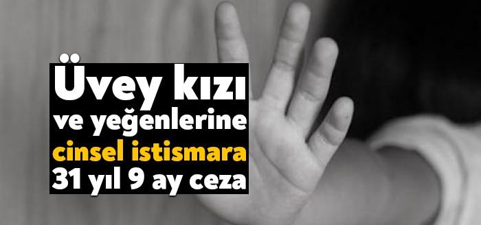 Kocaeli'de, üvey kızı C.K. ve yeğenleri E.N.S. (12) ile E.A.K.'ye