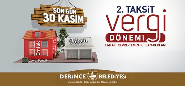 Derince Belediyesi emlak, çevre-temizlik ve ilan-reklam vergisi borcu bulunan vatandaşlara