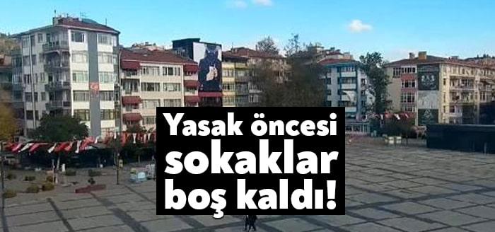 Corona virüsü tedbirleri kapsamında alınan yeni tedbirlerin ardından Kocaeli'de cadde