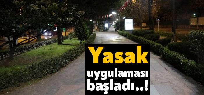 Sokağa çıkma kısıtlaması 28 Kasım Cumartesi günü saat 20.00'den 29