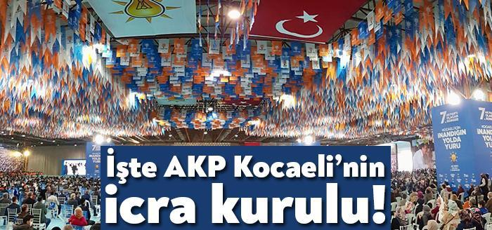 AKP Kocaeli İcra Kurulu bugün AKP İl Başkanı Mehmet Ellibeş