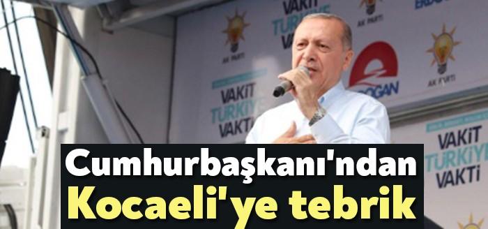 Cumhurbaşkanı Recep Tayyip Erdoğan, "Özellikle otomotiv, hazır giyim, kimyevi madde,