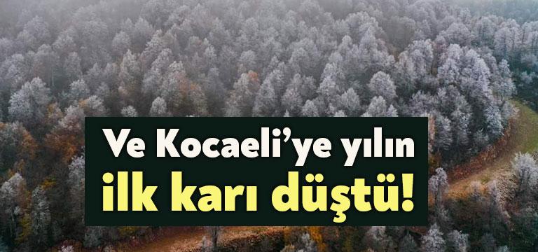 Kocaeli’nin zirvesi Kartepe’ye yılın ilk karı yağdı. Kartepe Belediye Başkanı