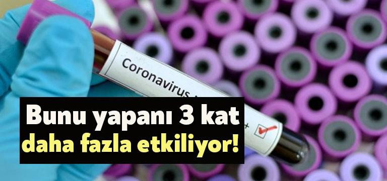 ABD'deki Kaliforniya Üniversitesi'nde yapılan bir araştırmada, sigara içmenin 3 kat