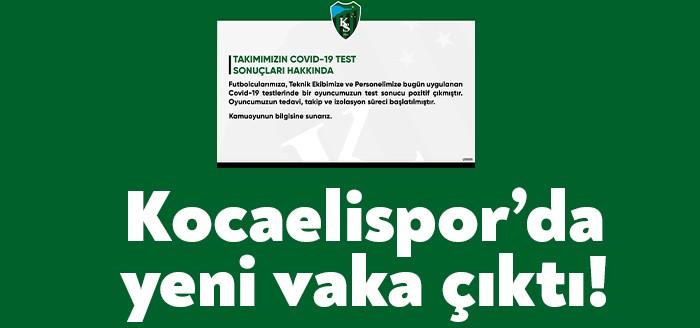 Kocaelispor’un savunma oyuncularından Onur Öztonga’nın testi pozitif çıktı. 14 günlük