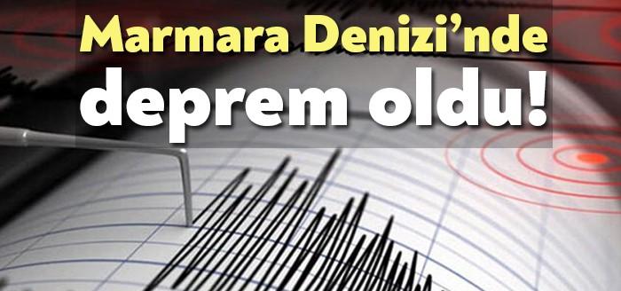 Tekirdağ'ın Şarköy ilçesi açıklarında 7 kilometre derinlikte 4.1 büyüklüğünde deprem