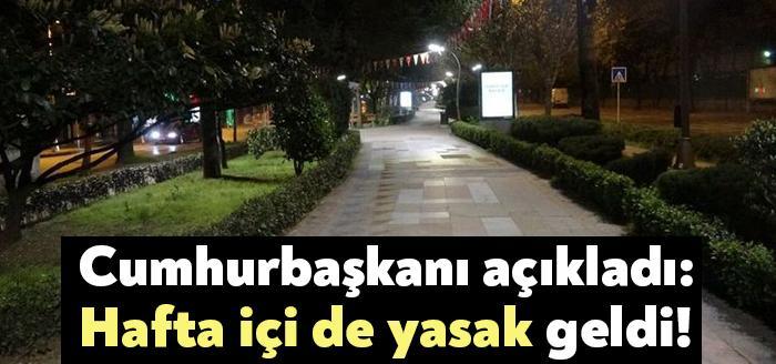 Cumhurbaşkanı Erdoğan, Kabine toplantısının ardından yaptığı son dakika açıklamasında hafta