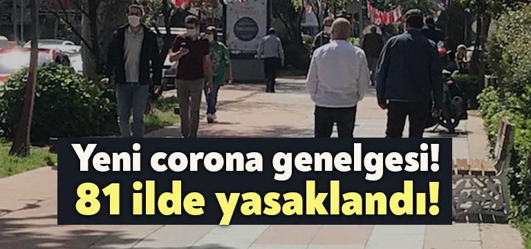 İçişleri Bakanlığı, 81 ile gönderdiği koronavirüs genelgesinde cadde ve sokaklarda