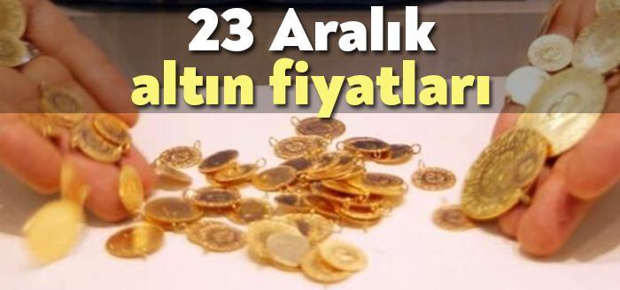Haftanın üçüncü işlem gününde altın fiyatları 23 Aralık Çarşamba altın