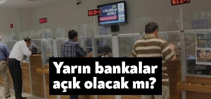 31 Aralık 2020 tarihinin Perşembe gününe denk gelmesinden dolayı bankaların