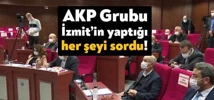 İzmit Belediye Meclisi Aralık Ayı Toplantısı’nda AKP Grubu belediyeye bir