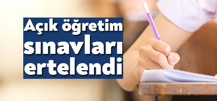 Milli Eğitim Bakanlığı, açık öğretim ortaokulu ve lisesi sınavları ile