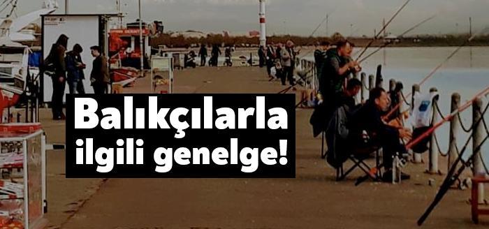 İçişleri Bakanlığı, 81 il valiliğine "Olta Balıkçılığına Yönelik Tedbirler" konulu