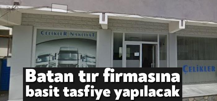 Gebze İcra Ve İflas Müdürlüğü, Çelikler Tır Taşımacılığı LTD. ŞTİ.