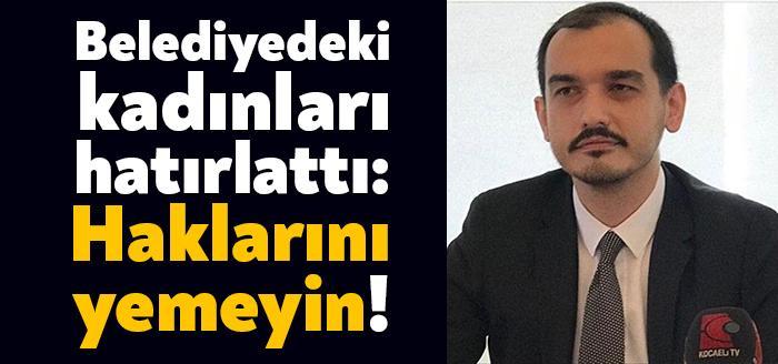 AKP İzmit İlçe Başkanı Av. Ali Güney, 5 Aralık Dünya