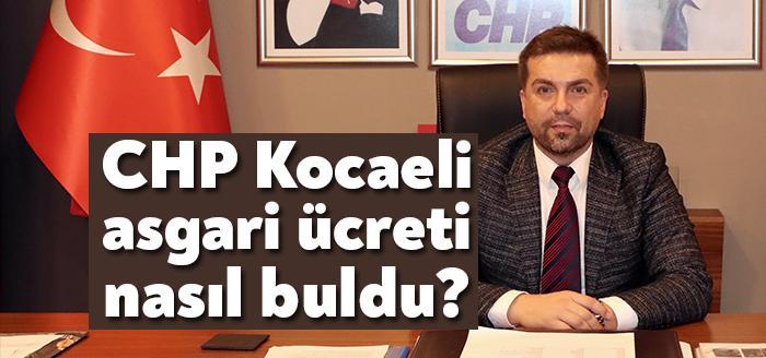 CHP İl Başkan Vekili Bülent Sarı’dan asgari ücret açıklamasında, “Açlık