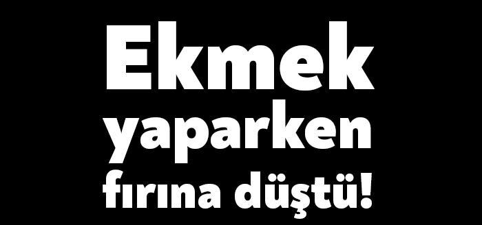 Dilovası Diliskelesi Mahallesinde evinin bahçesinde ekmek yapmak için yaktığı tandır