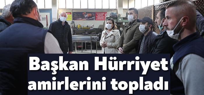 İzmit Belediye Başkanı Av. Fatma Kaplan Hürriyet, belediye birimlerine gerçekleştirdiği
