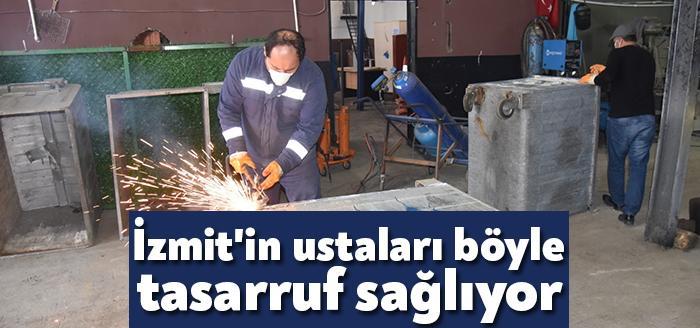İzmit Belediyesi zarar görmüş ya da hurda olarak ayrılan çöp
