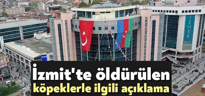İzmit Yahya Kaptan Mahallesi'nde öldürülmüş halde bulunan köpeklerle ilgili İzmit