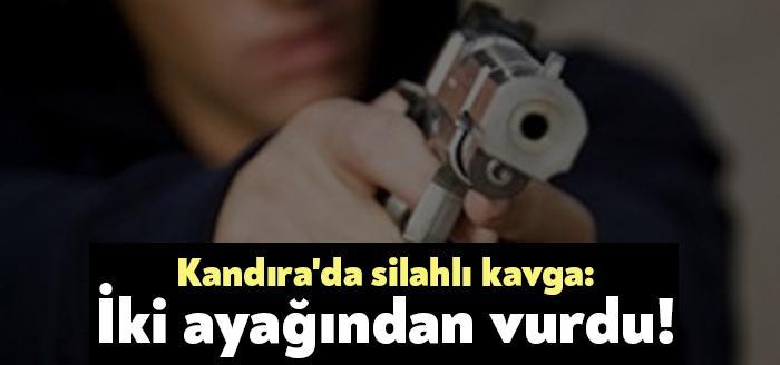Kocaeli'nin Kandıra ilçesinde iki şahıs arasında başlayan kavgada kan aktı.