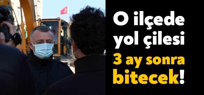 Karamürsel Kent Meydanı Köprülü Kavşağı’nda inceleme gerçekleştiren Başkan Büyükakın,